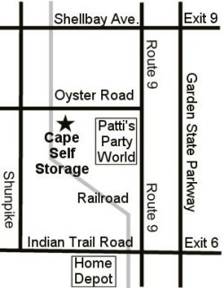 Map to 23 Oyster Road, Court House, NJ  08210